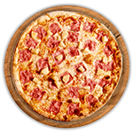Just Ham Pizza 