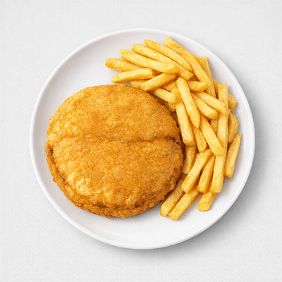 Battered Beef Burger 