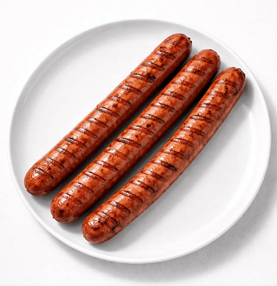 Unbattered Foot Long Sausages 