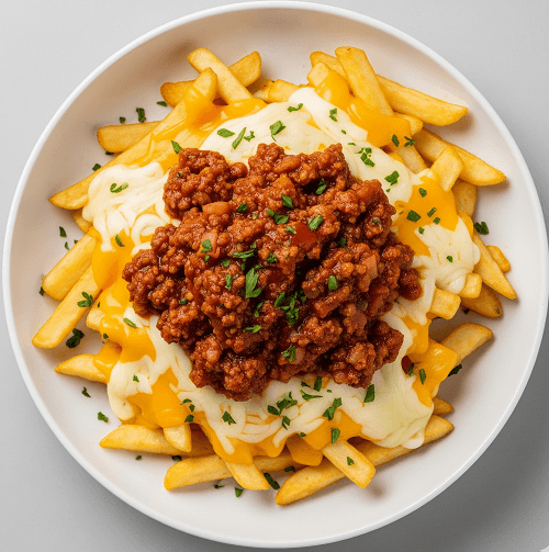 Bolognese Chips With Cheese 