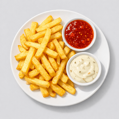 Chips, Chilli & Garlic Sauce 