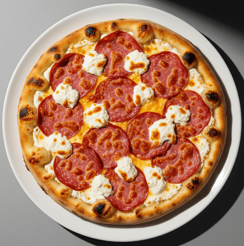 Just Salami Pizza 