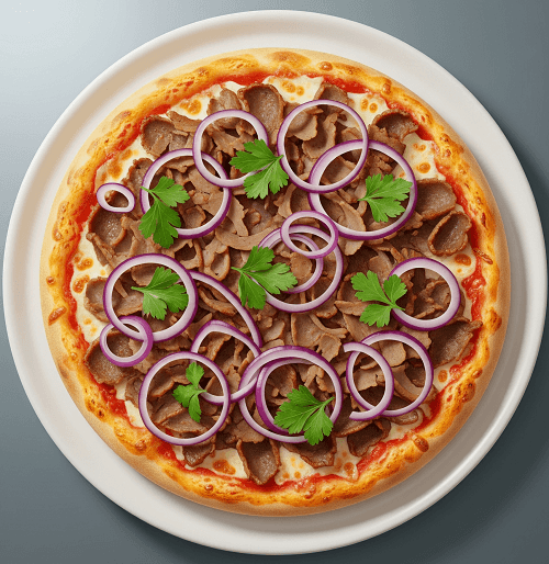 Kebab Special Chilli Base Pizza 