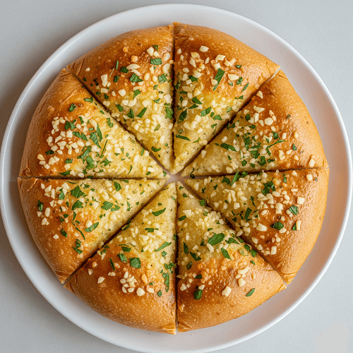 Half & Half Garlic Bread 